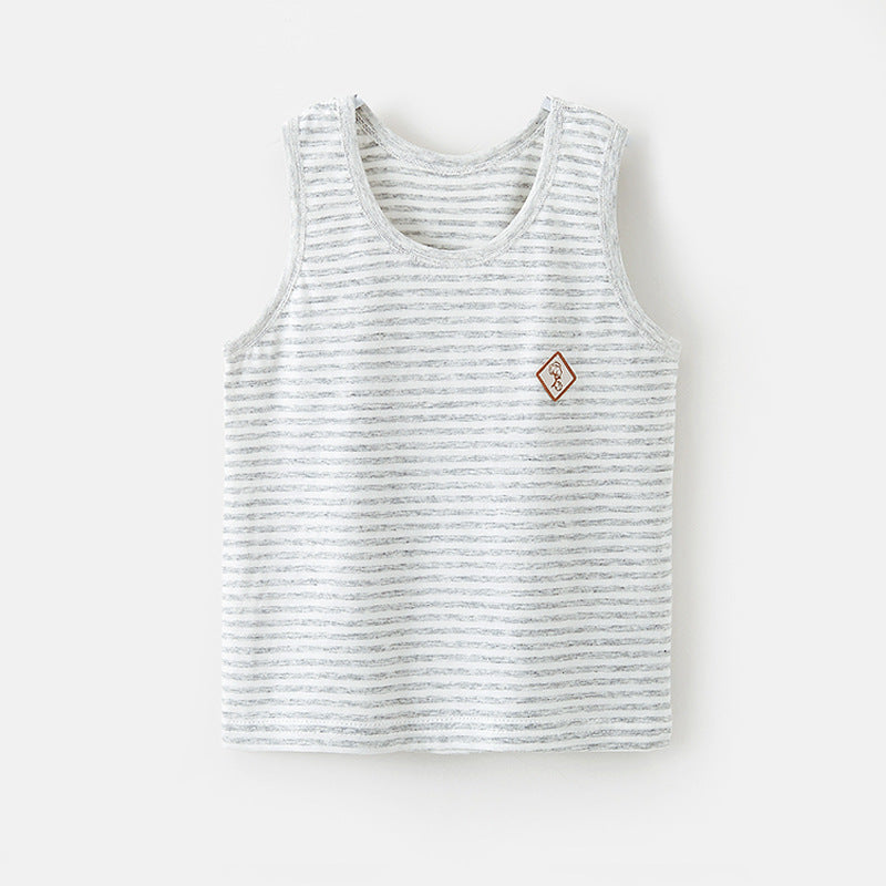 Kids Toddler Boys Girls Casual Cute Cartoon Print Tank Top
