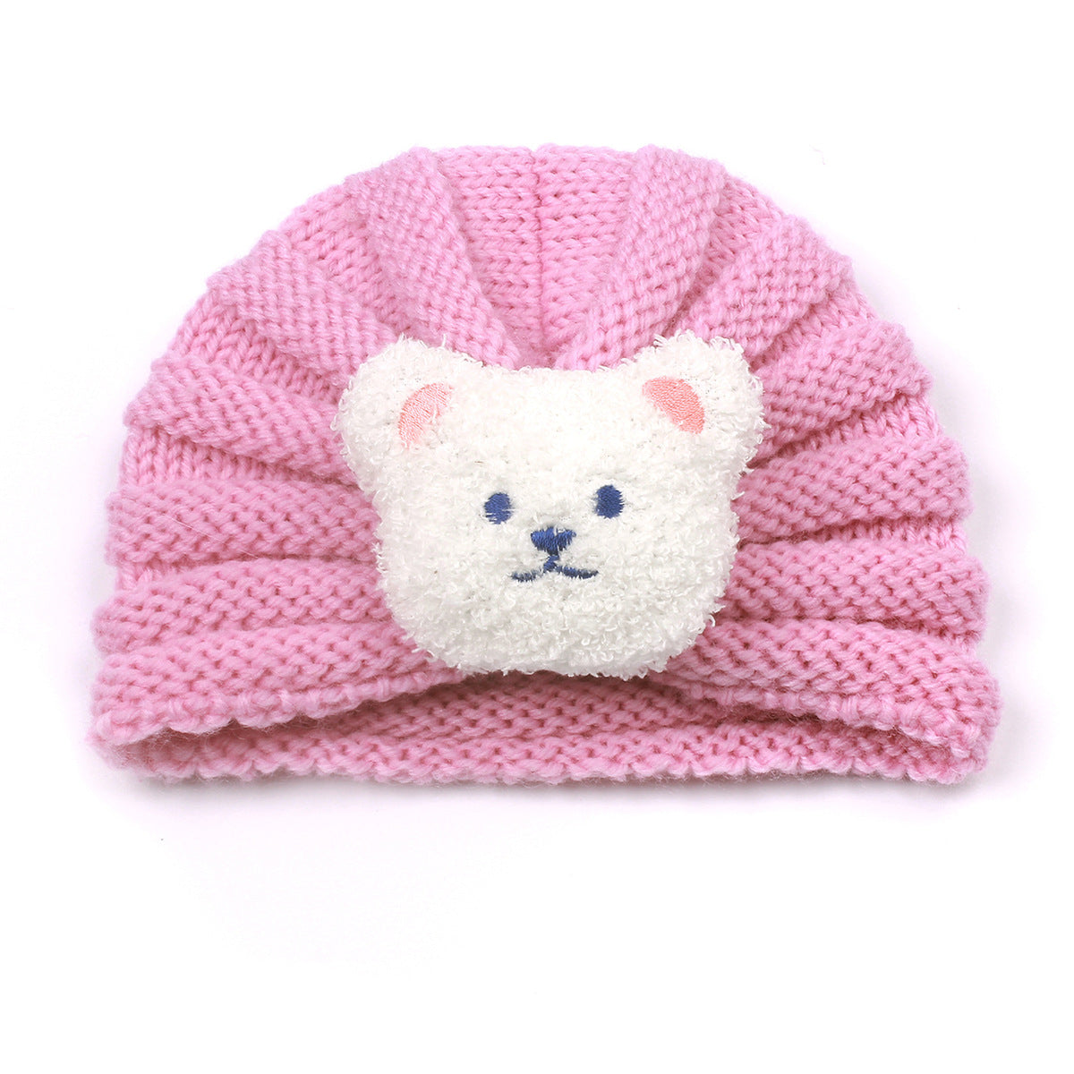 Newborn Cute Cartoon Knitwear Turban Cap