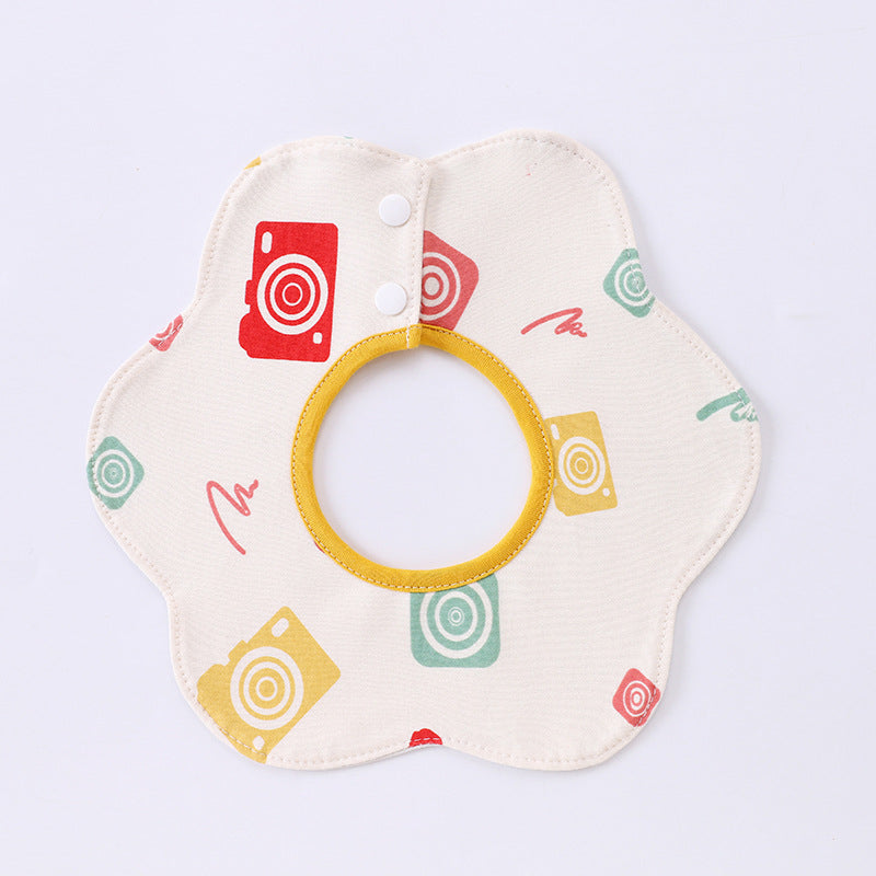 Baby Accessories Feeding Infant Towel Round Kids Scarf 360 Degree Baby Bibs Burp Cloths Saliva Towel Bandana