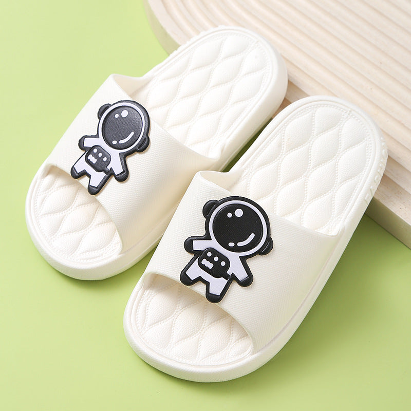 Children Kids Baby Fashion Girls Boys Casual Cartoon Cute Bear Rabbit Home Non-Slip Slippers Shoes