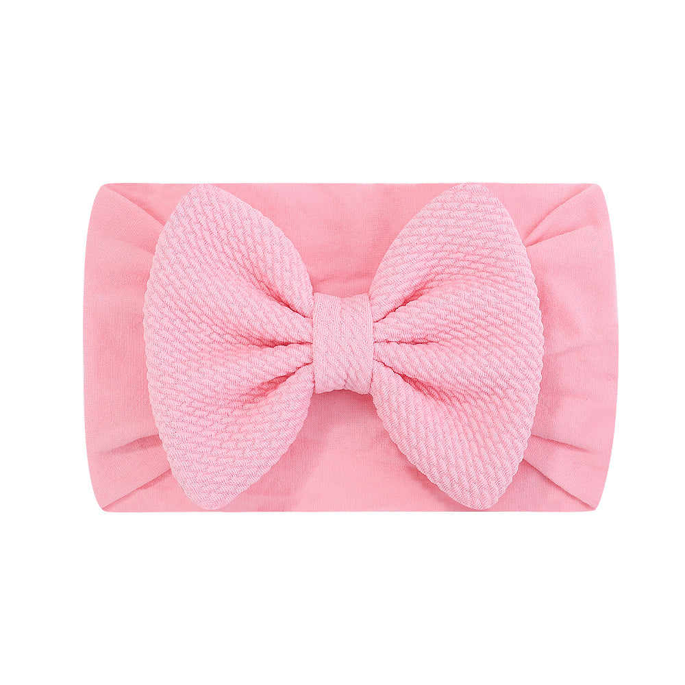 Cute Fashion Solid Color Baby Bow Headband