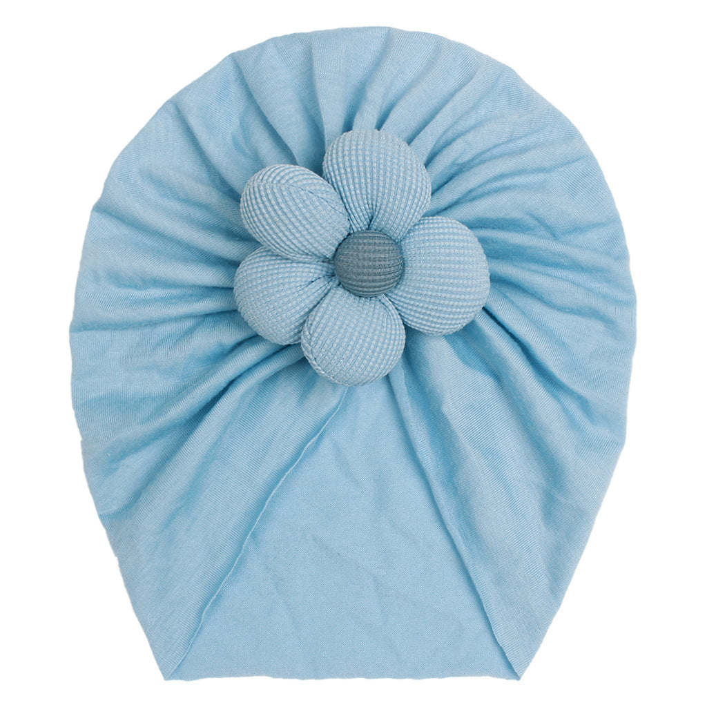 Newborn Cute Flower Turban Cap