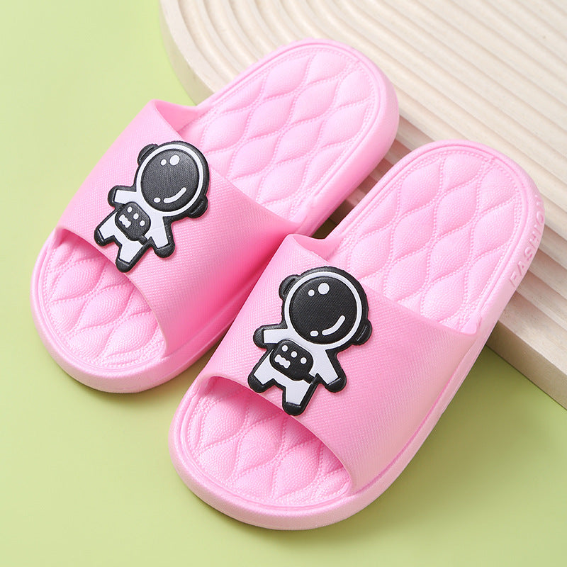 Children Kids Baby Fashion Girls Boys Casual Cartoon Cute Bear Rabbit Home Non-Slip Slippers Shoes