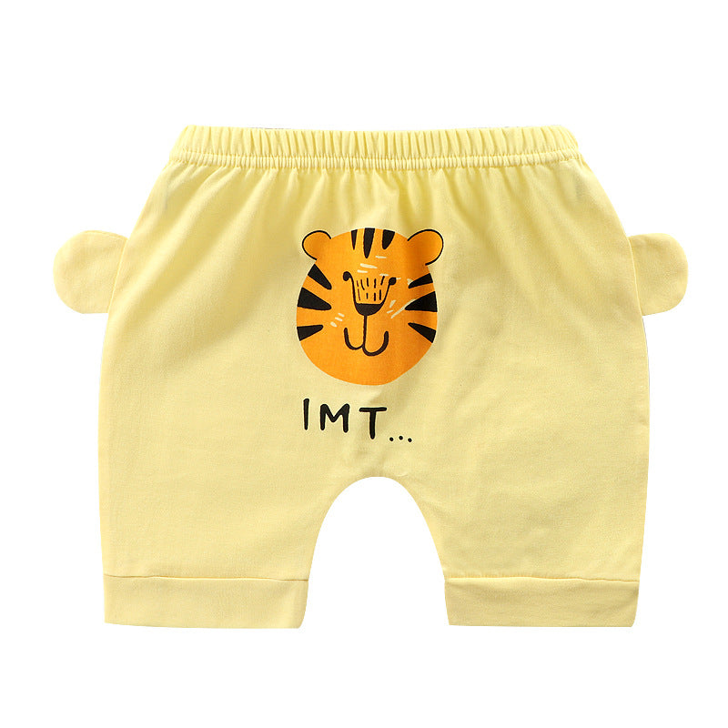 Toddlers Newborn Baby Fashion Girls Boys Casual Basic Print Loose Shorts