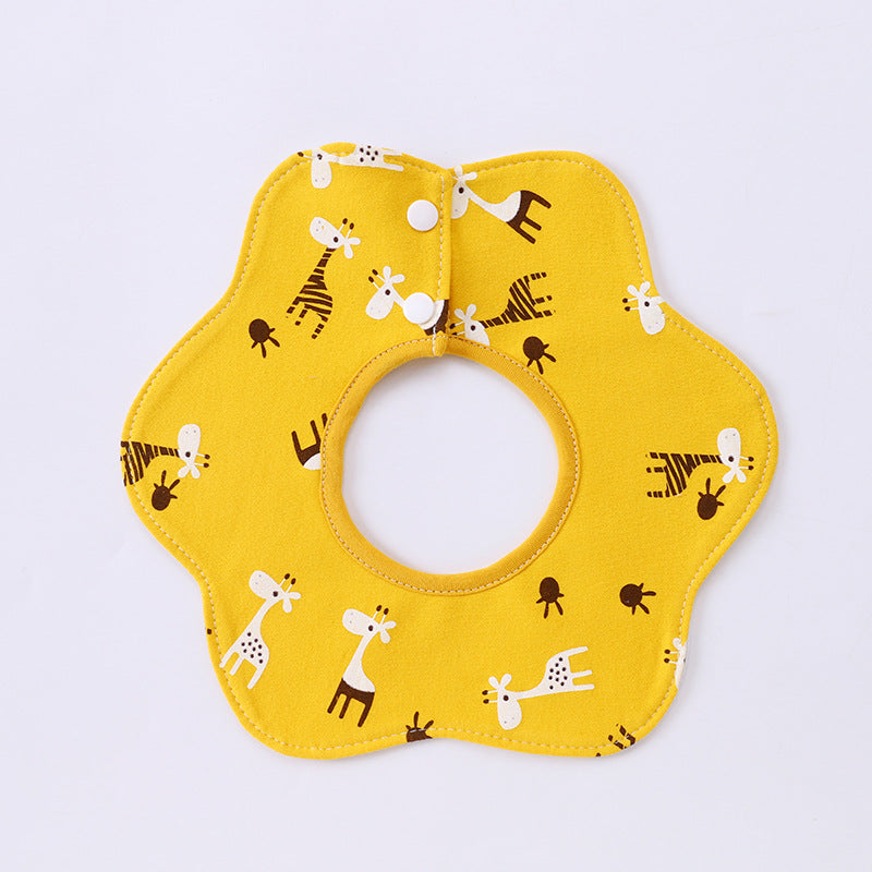 Baby Accessories Feeding Infant Towel Round Kids Scarf 360 Degree Baby Bibs Burp Cloths Saliva Towel Bandana
