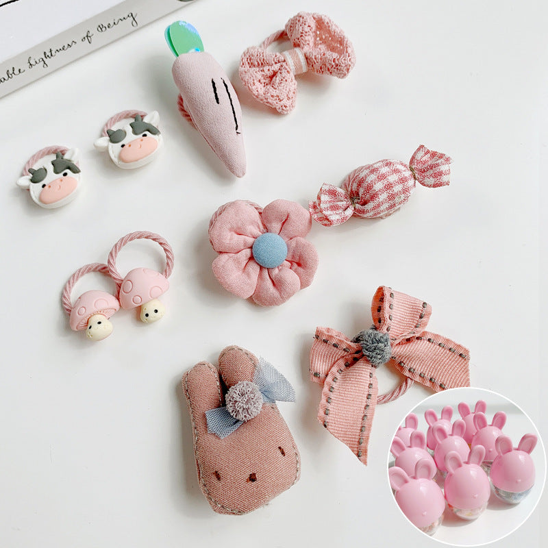 Kids Girls Cute Sweet Cartoon Hair Rings