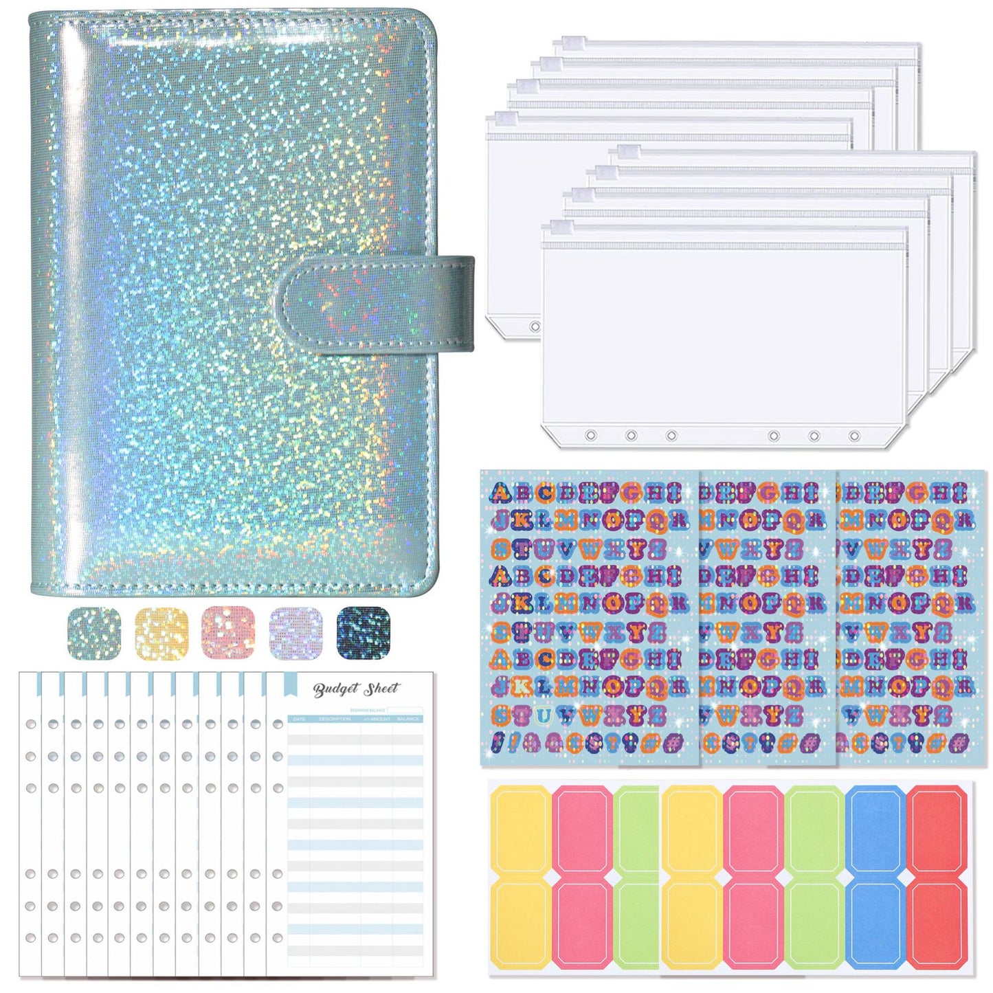 A6 Binder Budget Macaron Leather Notebook