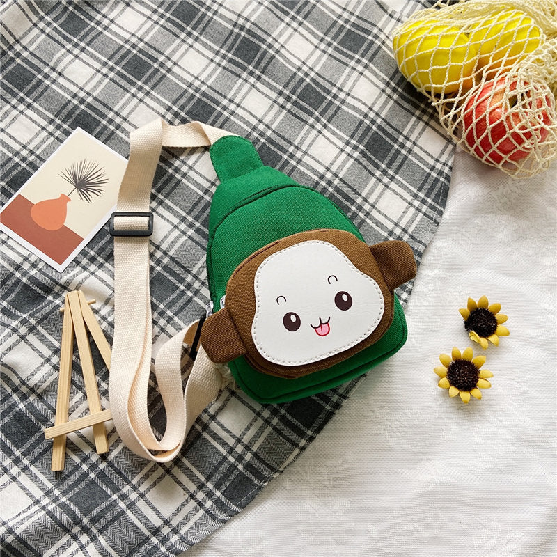 Kids Casual Cute Cartoon Chest Bag