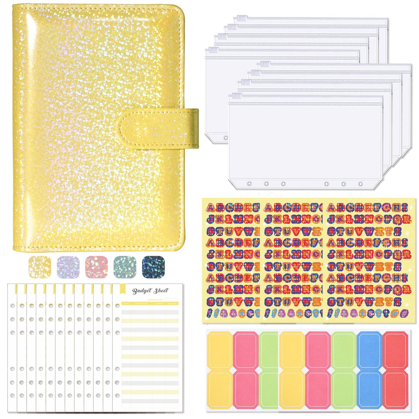 A6 Binder Budget Macaron Leather Notebook