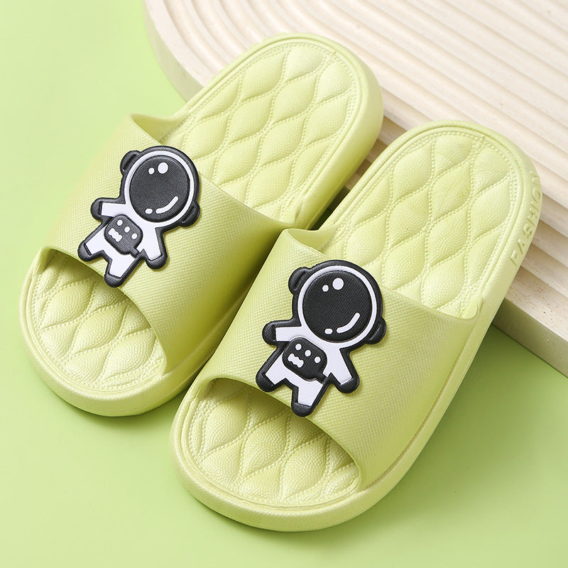 Children Kids Baby Fashion Girls Boys Casual Cartoon Cute Bear Rabbit Home Non-Slip Slippers Shoes