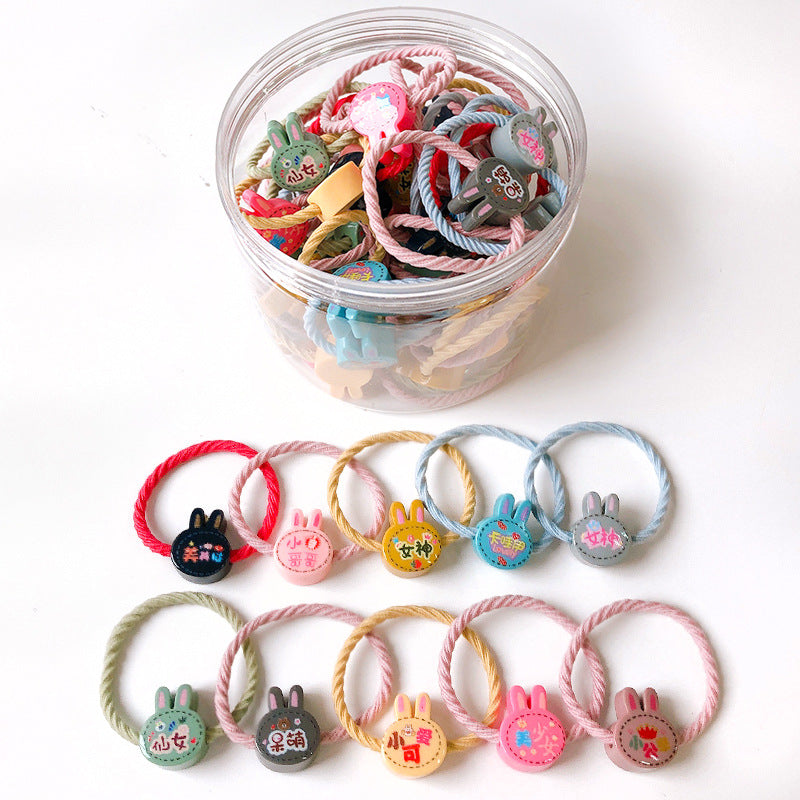 Kids Girls Cute Sweet Hair Rings
