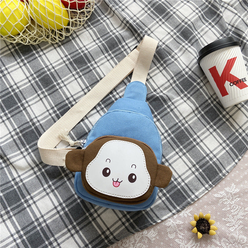 Kids Casual Cute Cartoon Chest Bag