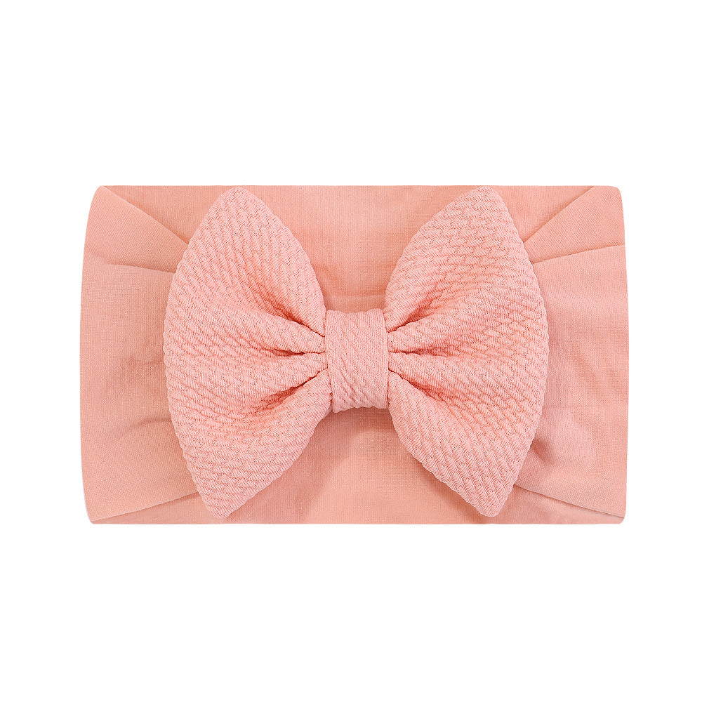 Cute Fashion Solid Color Baby Bow Headband