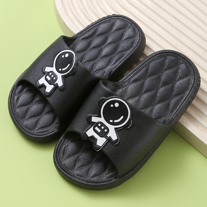 Children Kids Baby Fashion Girls Boys Casual Cartoon Cute Bear Rabbit Home Non-Slip Slippers Shoes