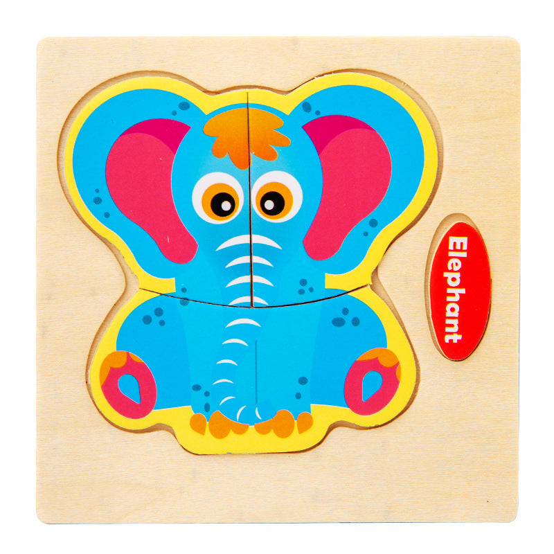 3d Wooden Children'S Jigsaw Puzzle Wooden Children'S Educational Toys