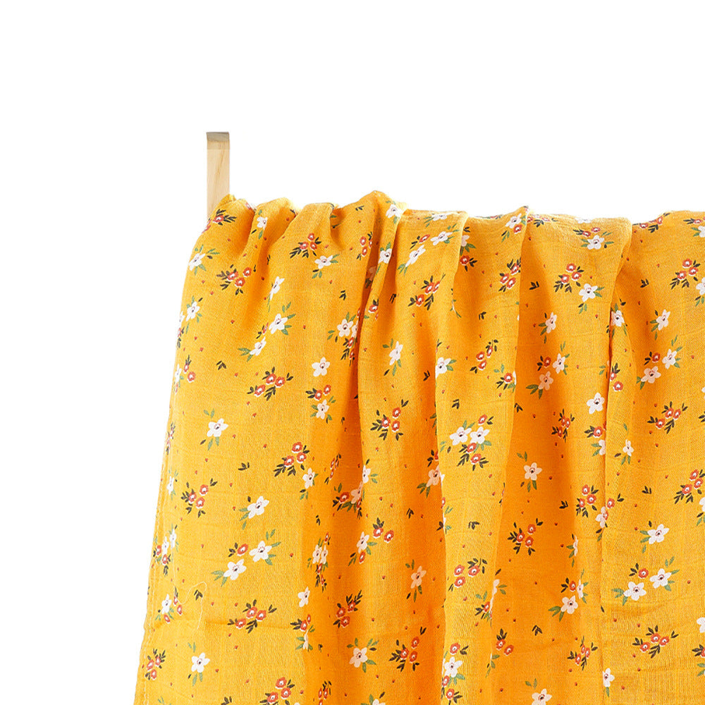 Baby Basic All Over Print Swaddling Wrap Bath Towel