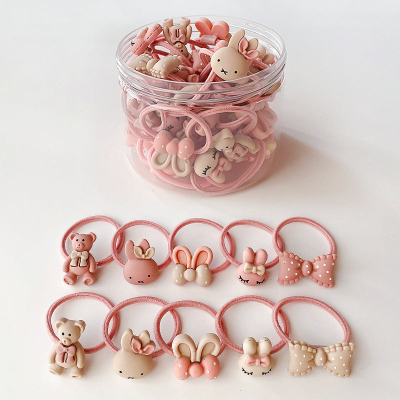 Kids Girls Cute Sweet Hair Rings