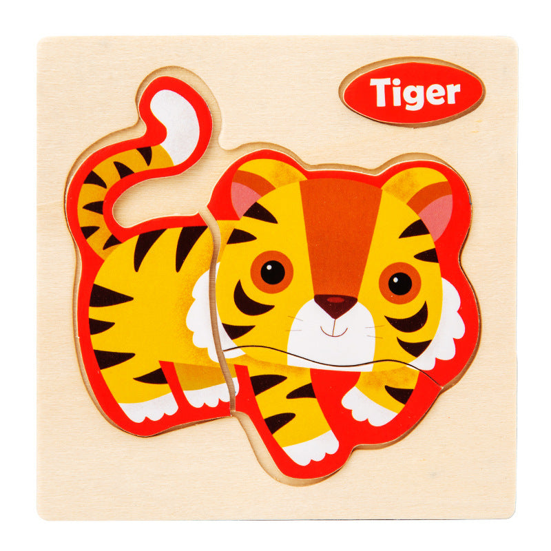 3d Wooden Children'S Jigsaw Puzzle Wooden Children'S Educational Toys