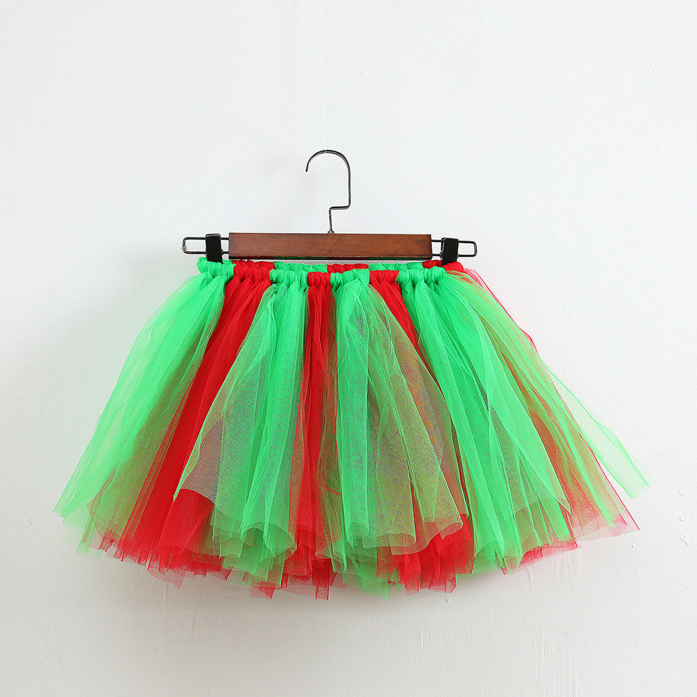 Sequin Mesh Handmade Tie Strip Toddler Girls Tutu Skirt