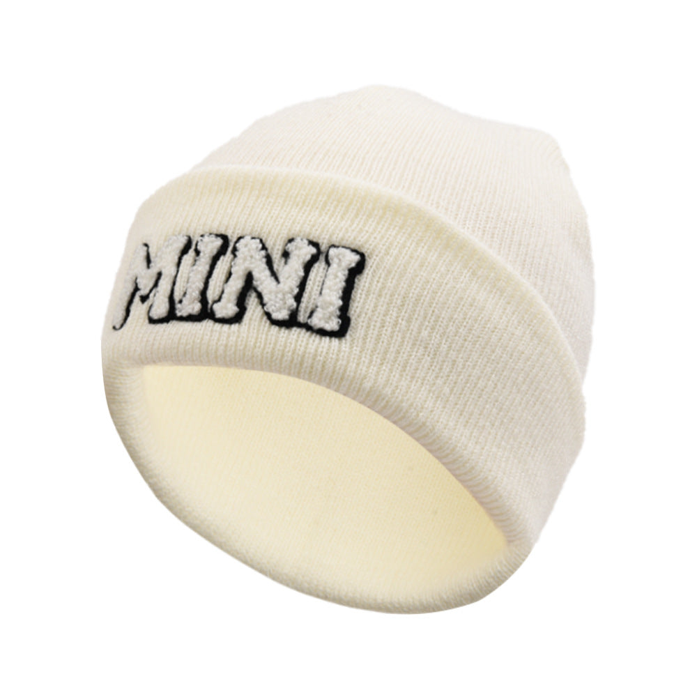 Women'S Letter Embroidery Outdoor Warm Pullover Knitted Hat