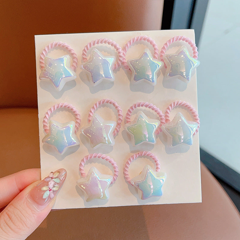 Kids Girls Cute Sweet Hair Rings