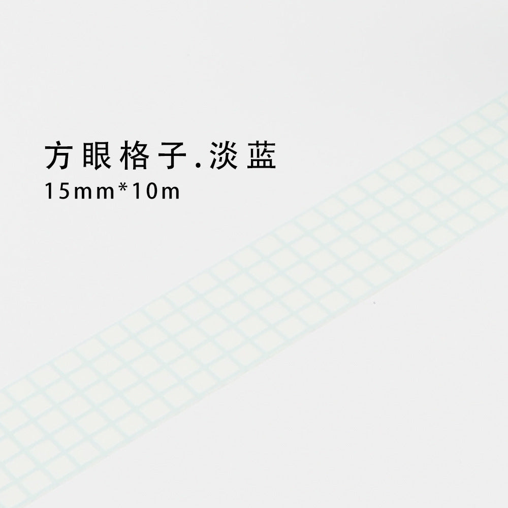 10m Plaid Sticker Basic Hand Account Paper Tape