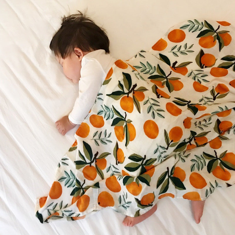 Baby Bamboo Cotton Gauze Bath Towel Newborn Blanket