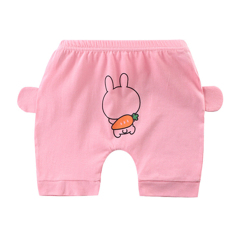 Toddlers Newborn Baby Fashion Girls Boys Casual Basic Print Loose Shorts