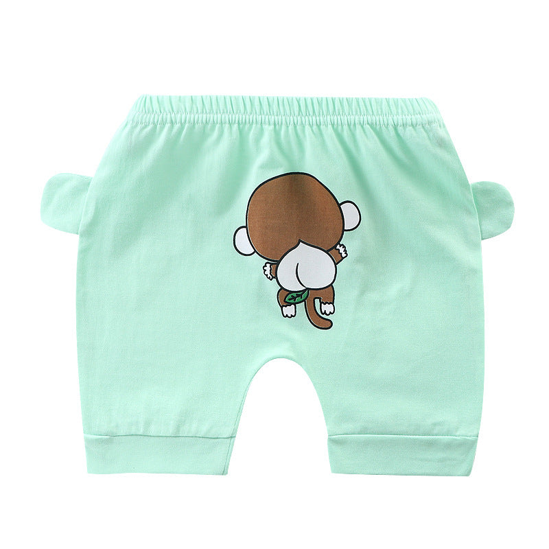 Toddlers Newborn Baby Fashion Girls Boys Casual Basic Print Loose Shorts