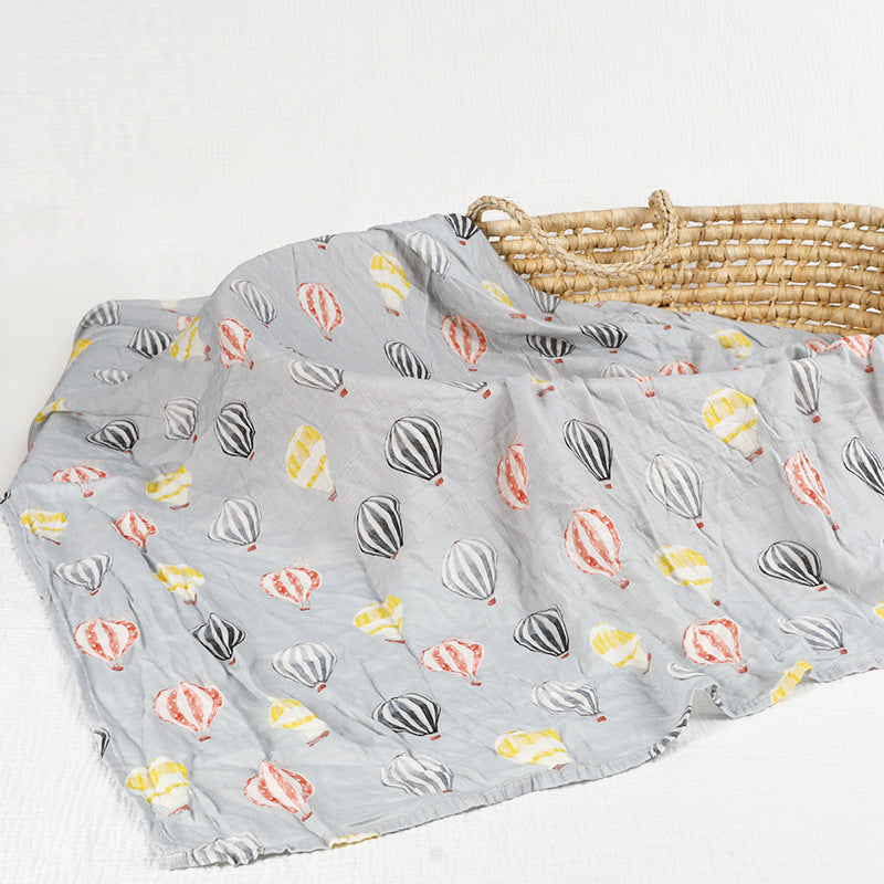 Baby Bamboo Cotton Gauze Bath Towel Newborn Blanket