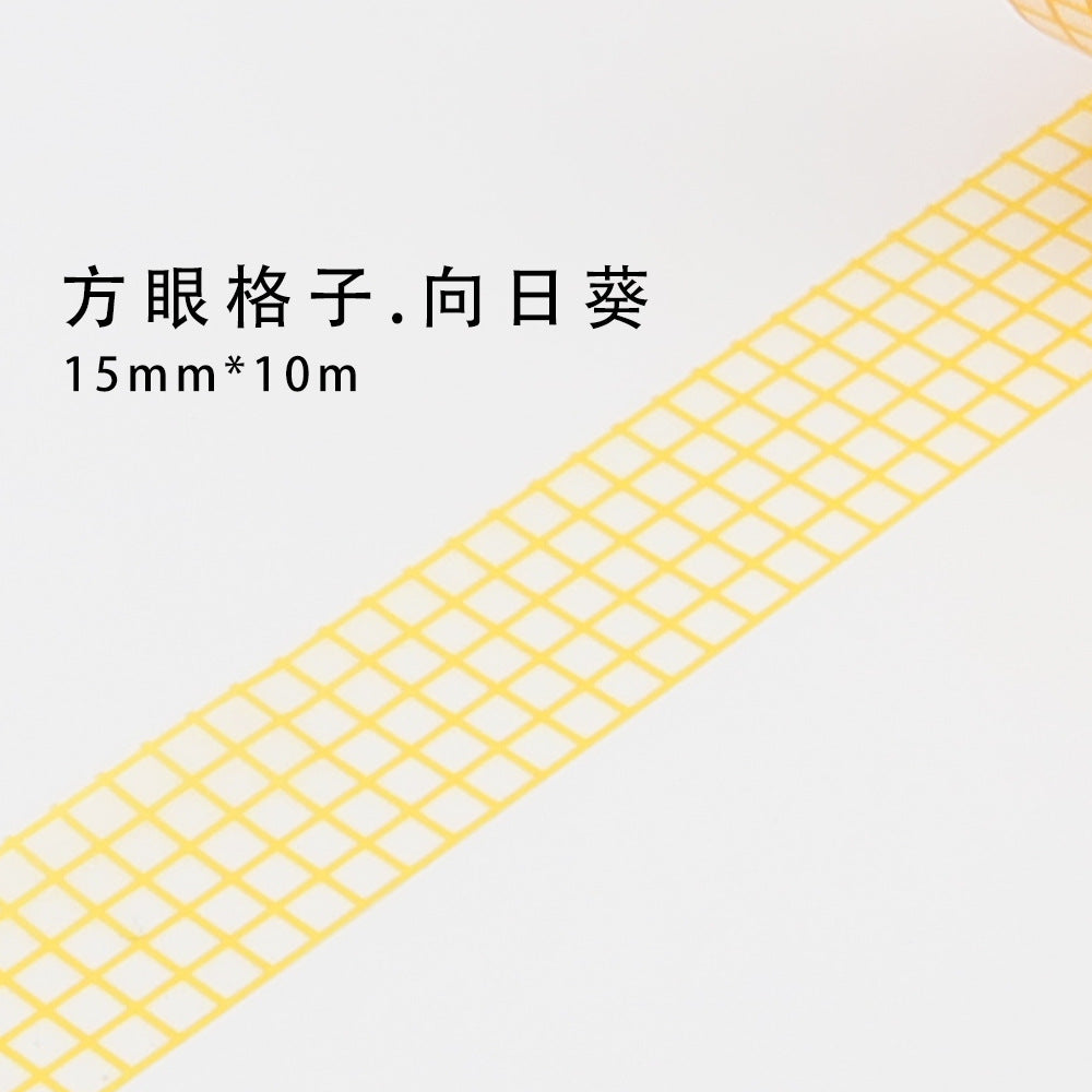 10m Plaid Sticker Basic Hand Account Paper Tape