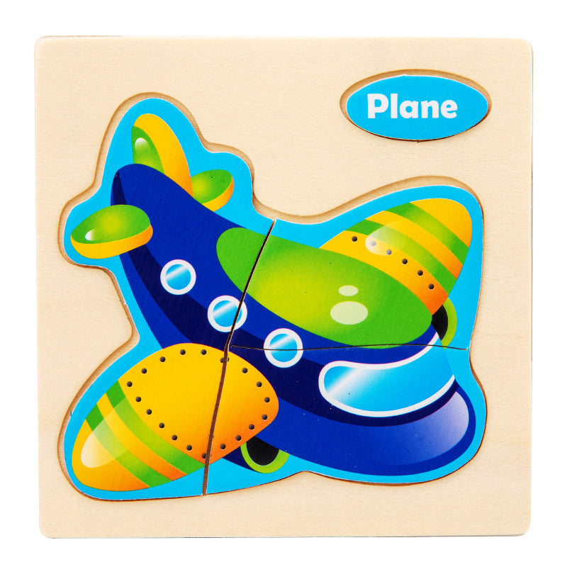 3d Wooden Children'S Jigsaw Puzzle Wooden Children'S Educational Toys