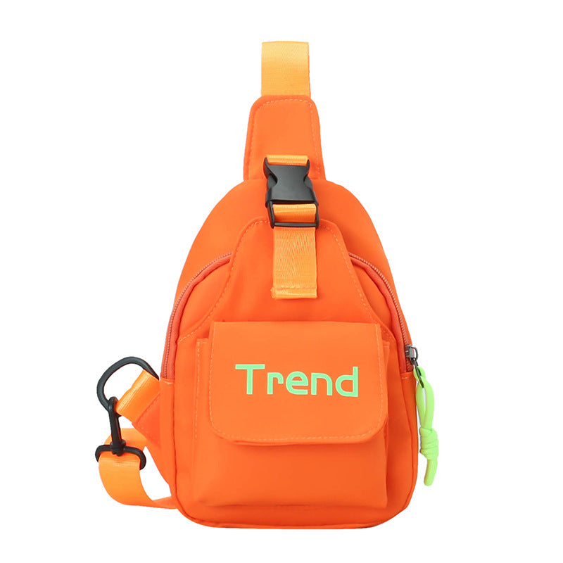 Kids Unisex Fashion Casual Cute Alphabet Chest Bag