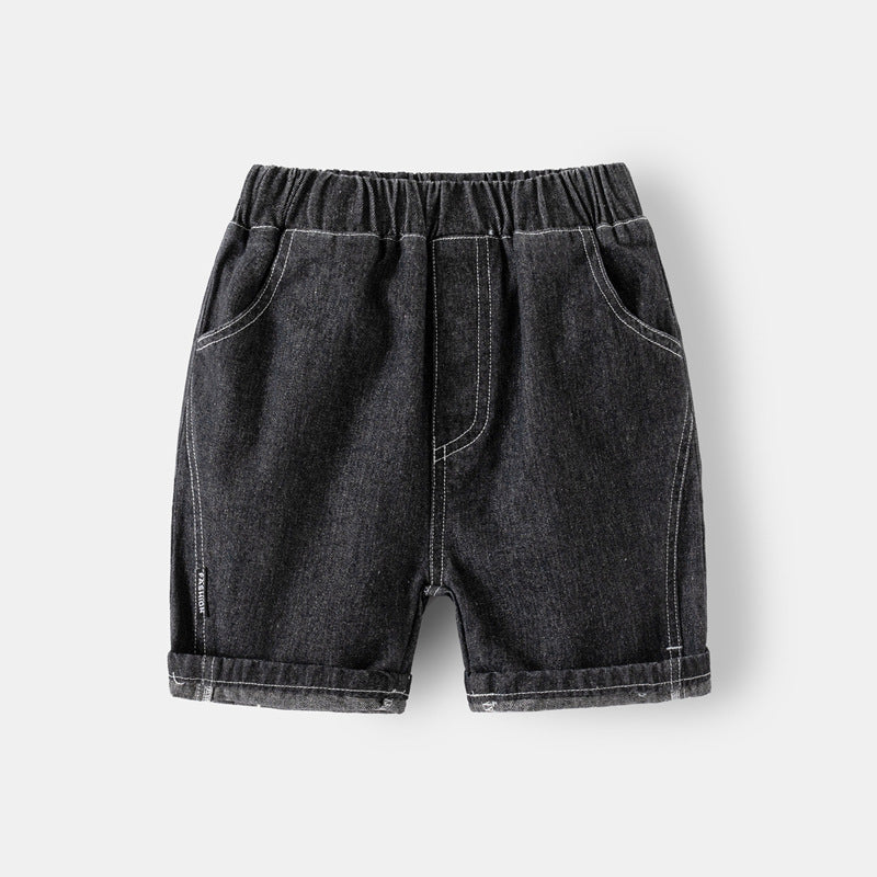 Kids Toddler Boys Casual Fashion Denim Shorts