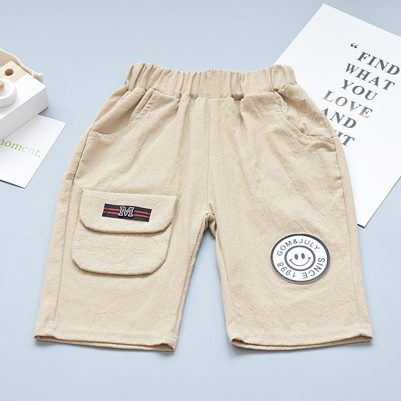 Children Kids Baby Fashion Boys Casual Basic Print Shorts