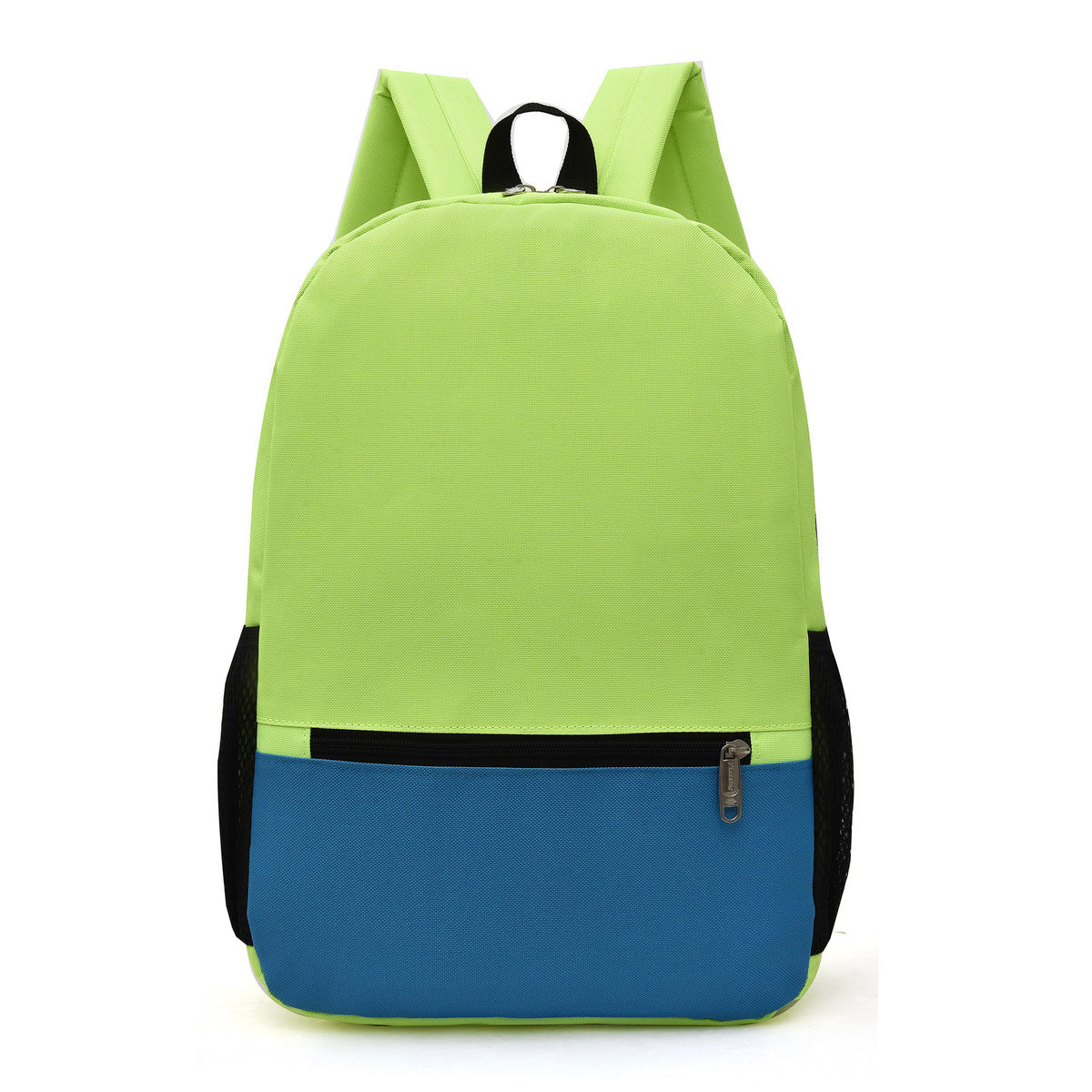 Children Fashion Girls Boys Color Matching Nylon Backpack School Bag