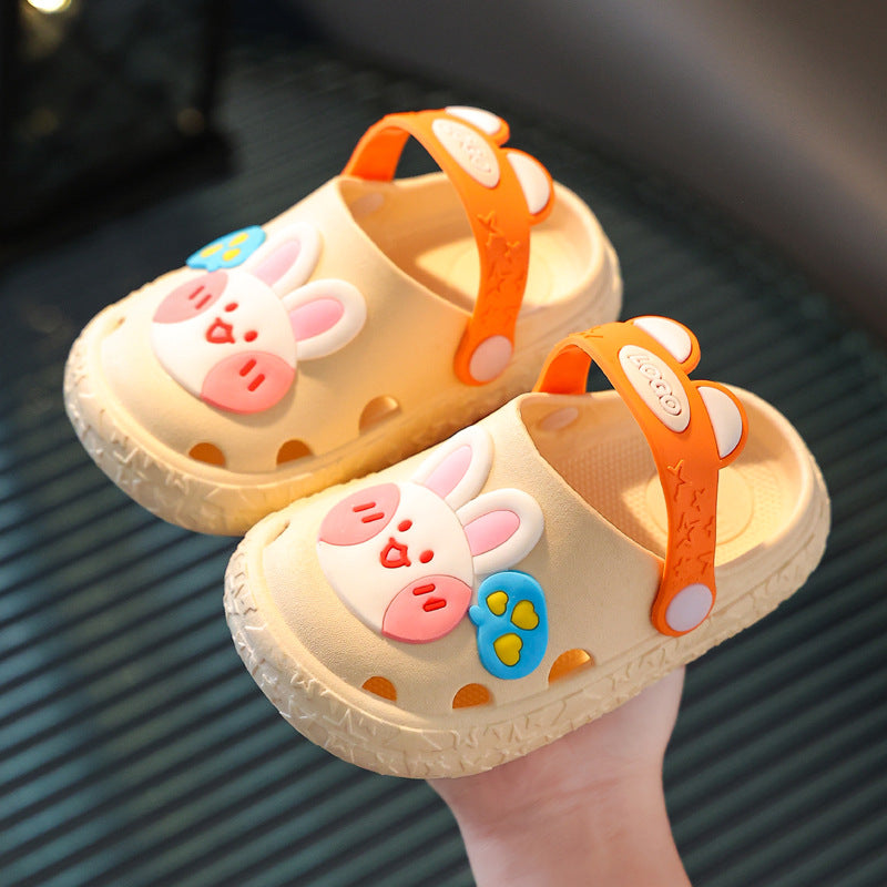 Children Kids Baby Fashion Girls Boys Casual Cute Cartoon Soft Bottom Slippers Shoes