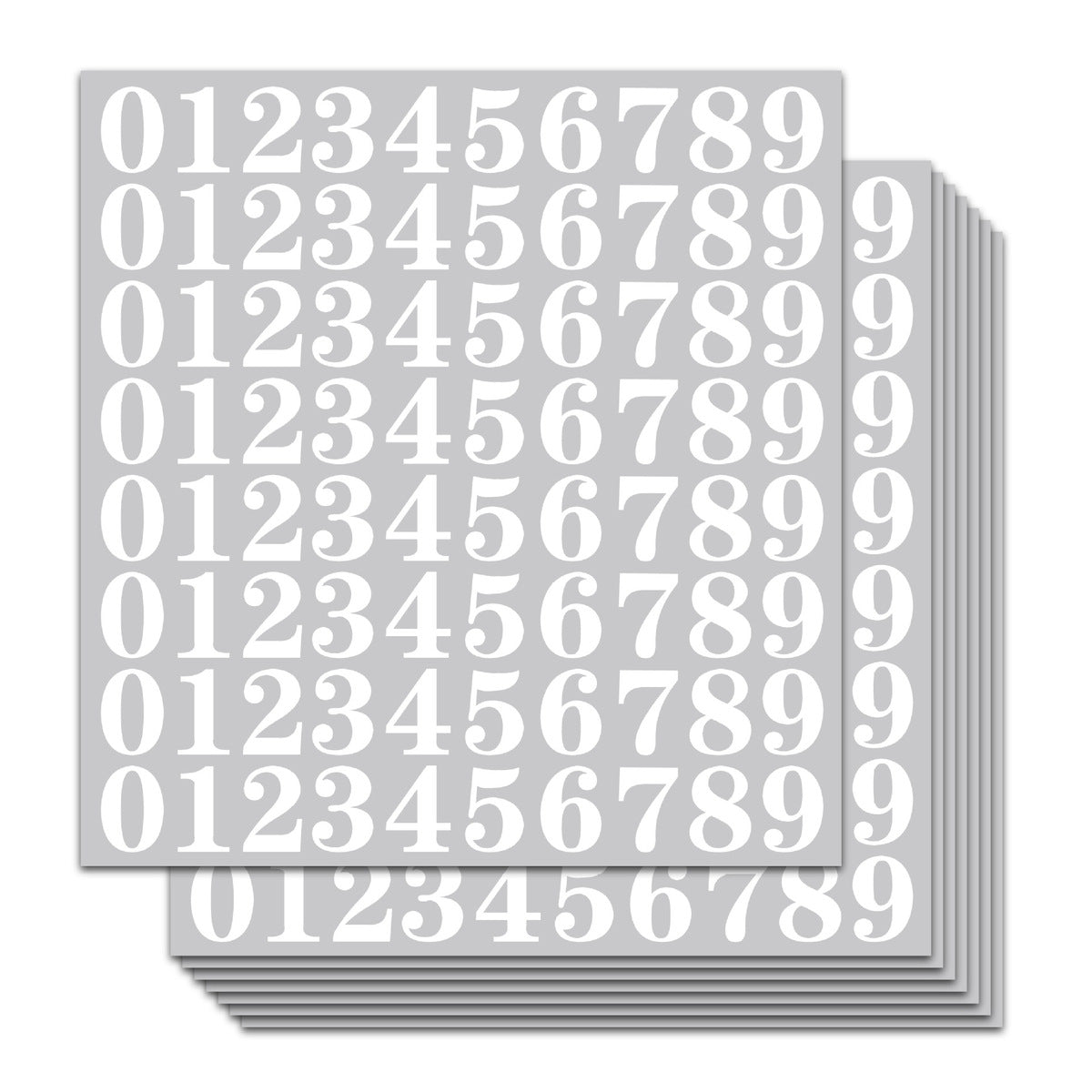 1-4 Inch Waterproof Vinyl Digital Sticker