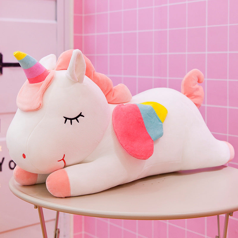 Cute Plush Rainbow Unicorn Doll