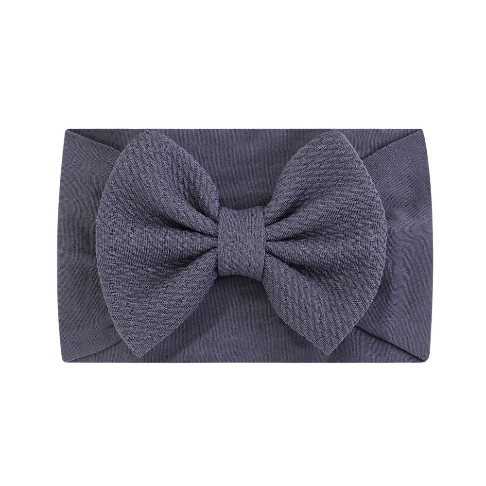 Cute Fashion Solid Color Baby Bow Headband