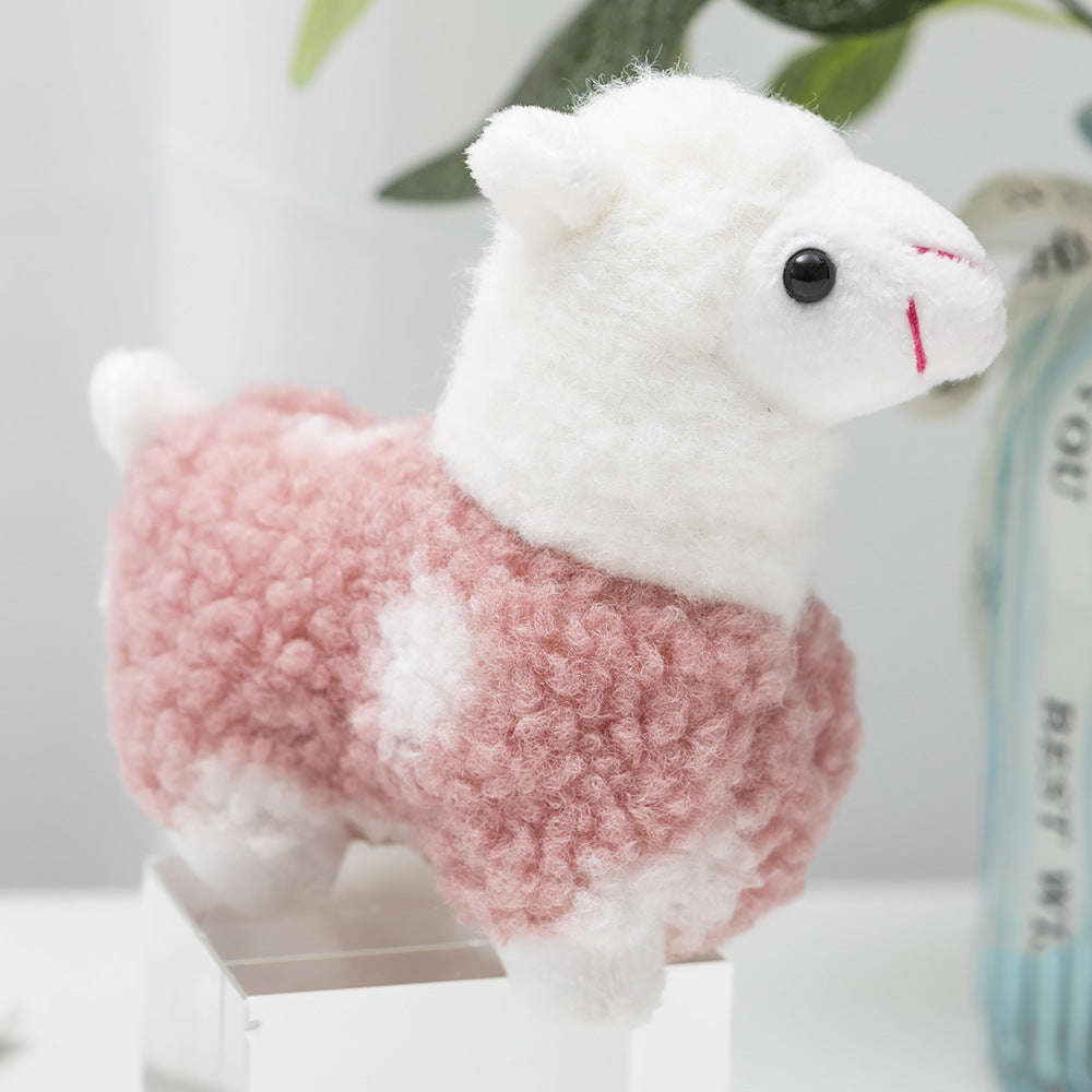 Alpaca Pendant Cute Cartoon Plush Toy Keychain