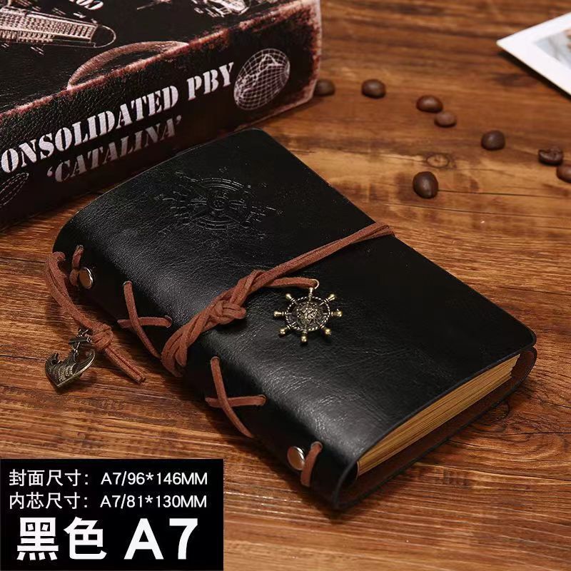 Vintage Pirate Loose-Leaf Notebook Kraft Paper Notebook