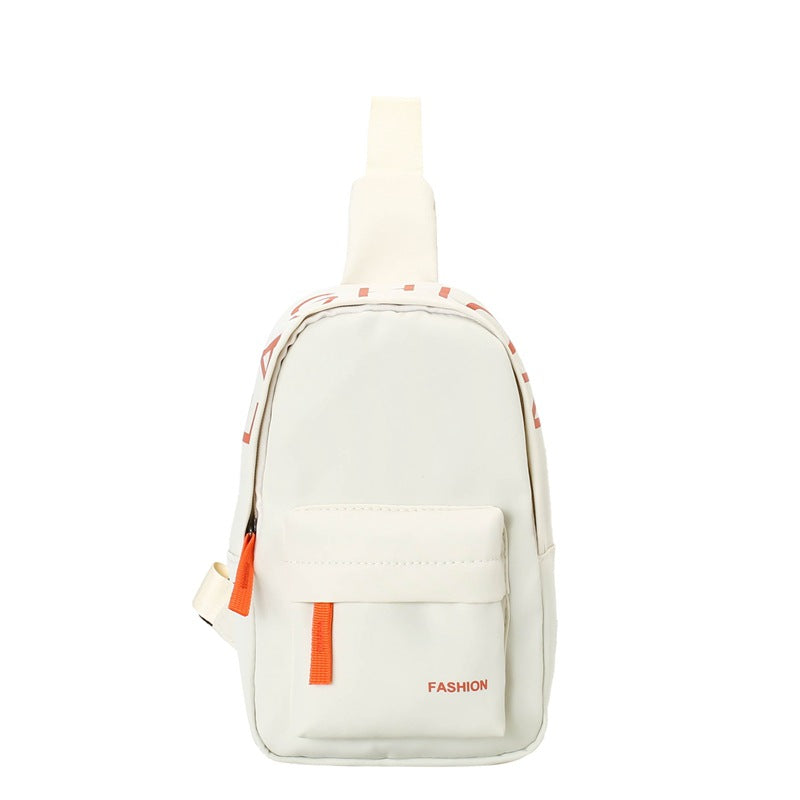 Kids Unisex Casual Cute Alphabet Chest Bag