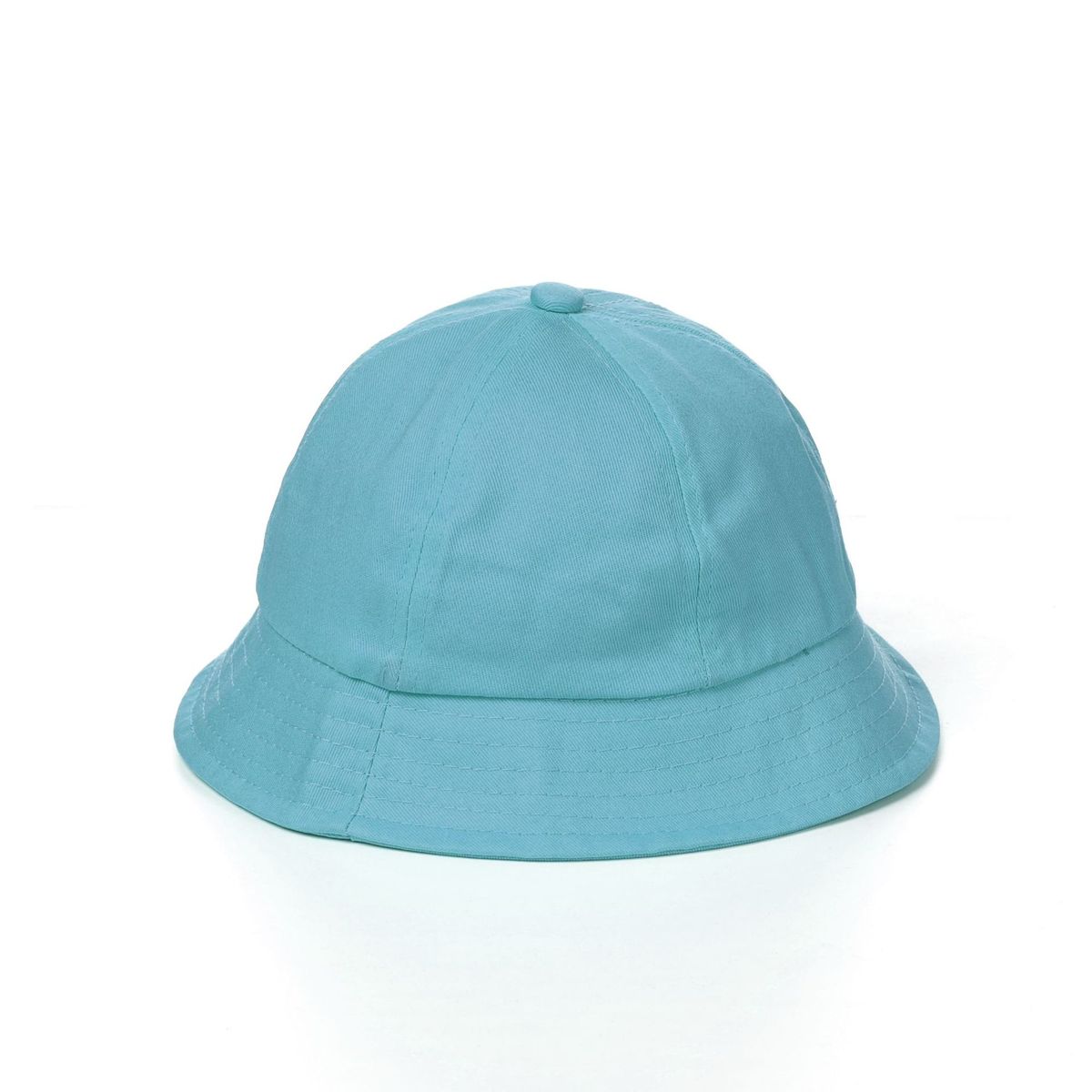 Children Simple Solid Color Sunscreen Bucket Hat