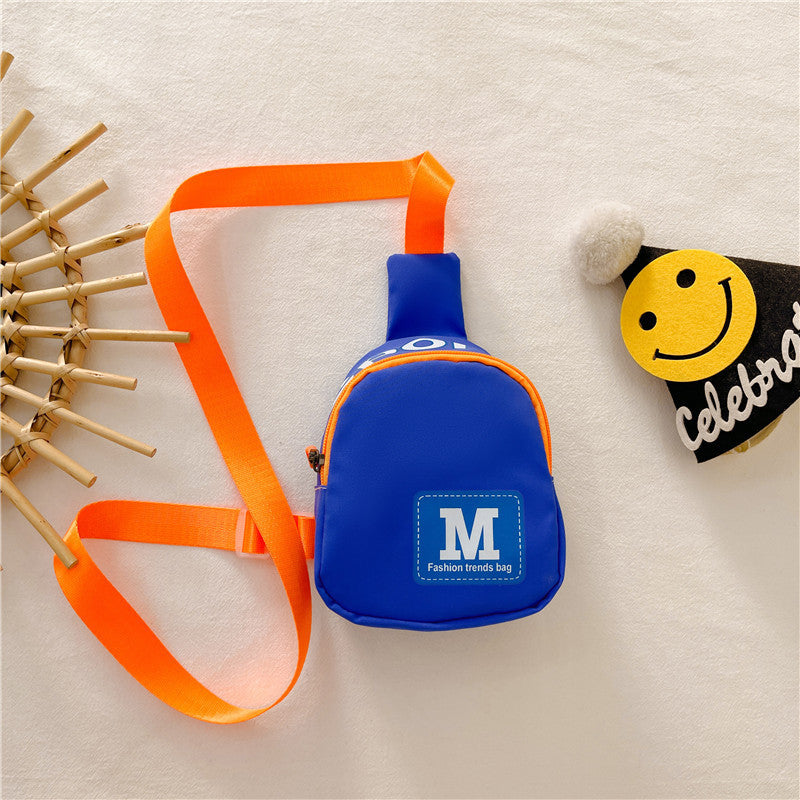 Kids Unisex Fashion Casual Cute Alphabet Chest Bag