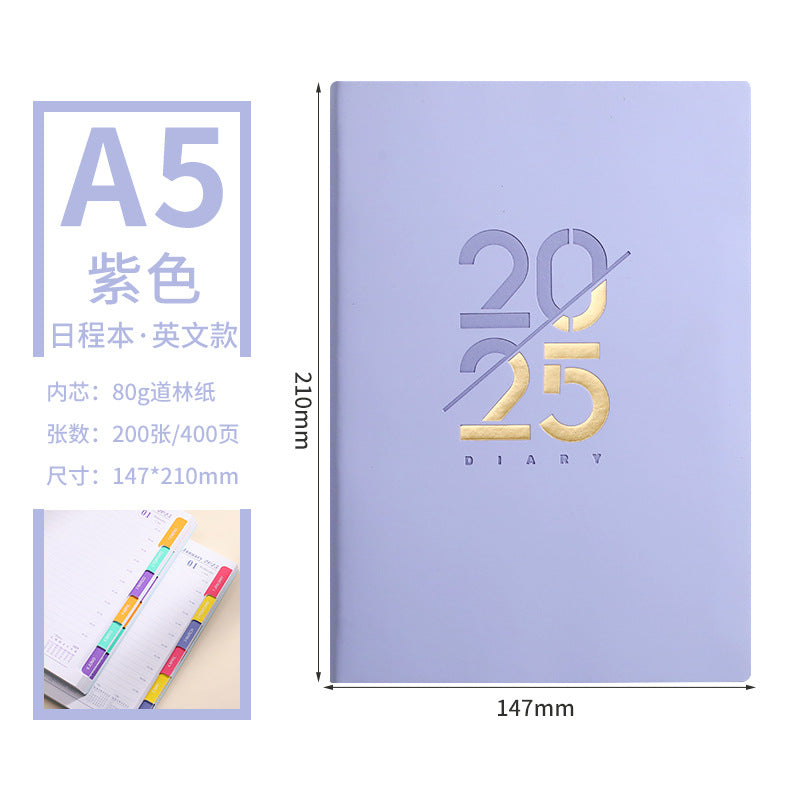 2025 Fashion Solid Color Daily Notebook
