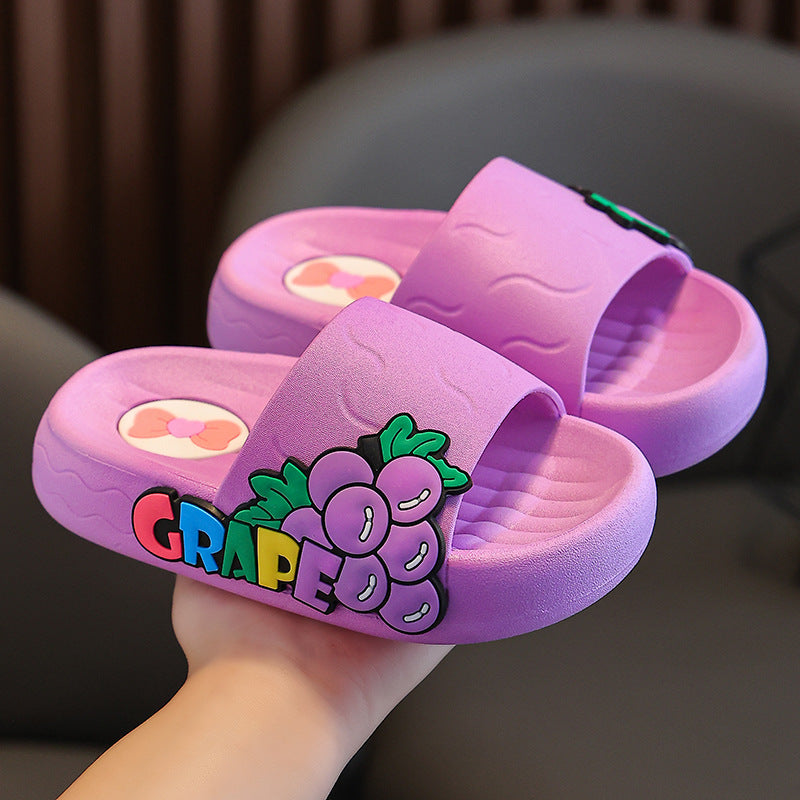 Kids Unisex Casual Cute Thick-Soled Flat Slippers