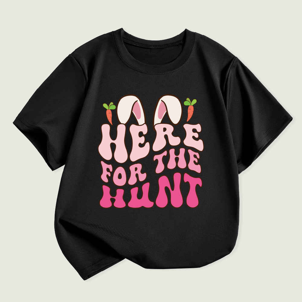 Kids Toddler Boys Girls Alphabet Print Short Sleeve T-Shirt