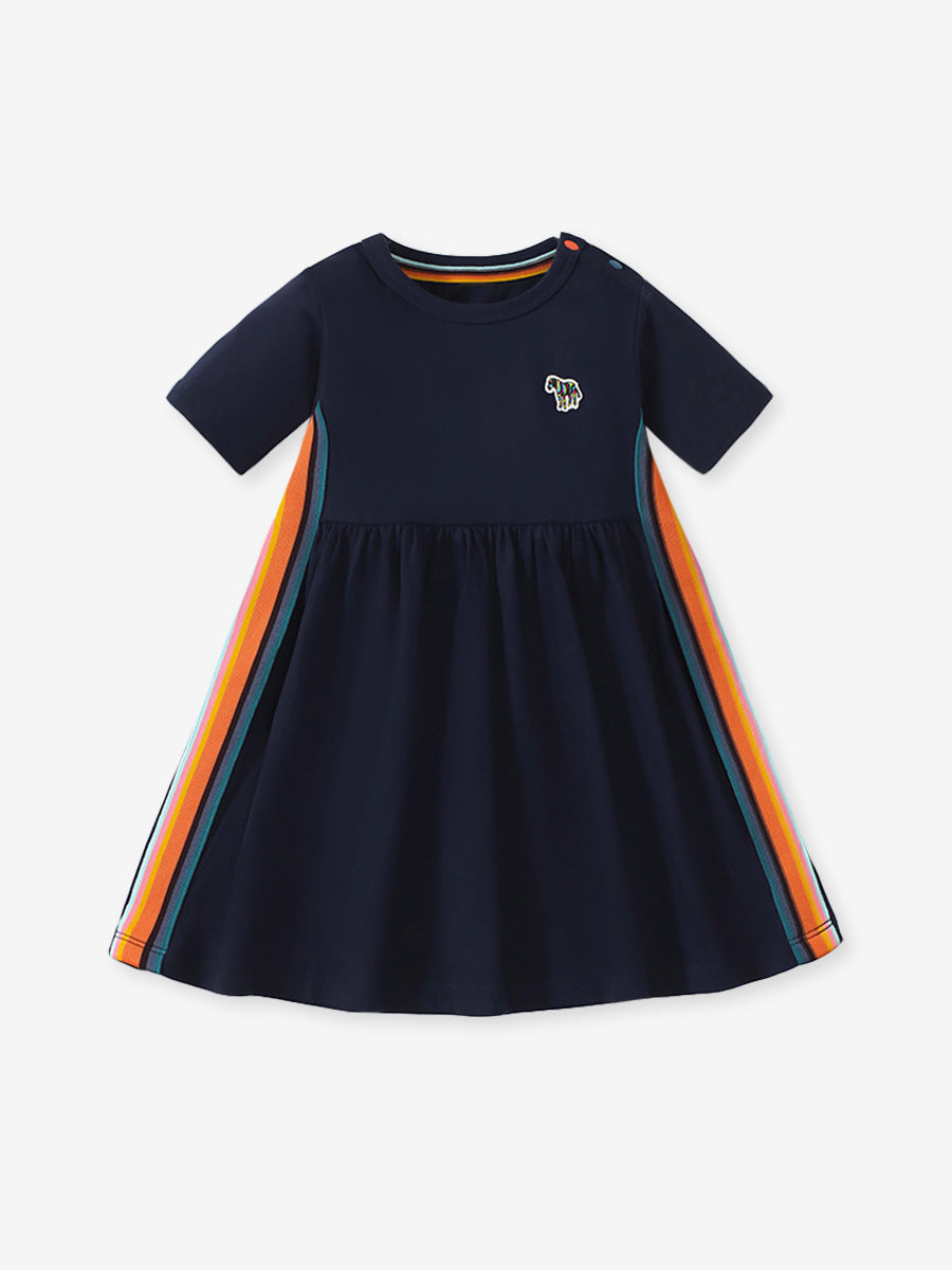 Kids Toddler Girls Casual Cute Short Sleeve Dress