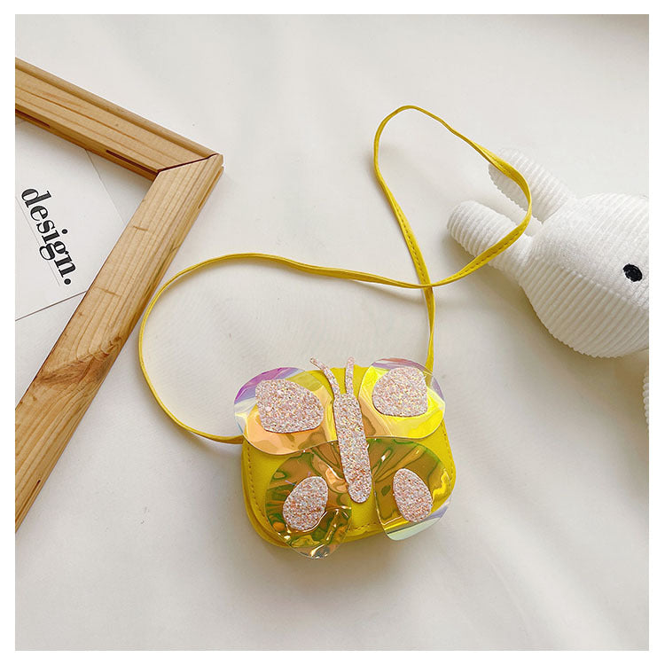 Kids Casual Cute Cartoon Butterfly Crossbody Bag